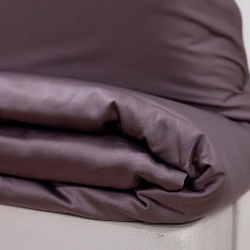 PREMIUM satīna gultas veļas komplekts PURPLE RAIN