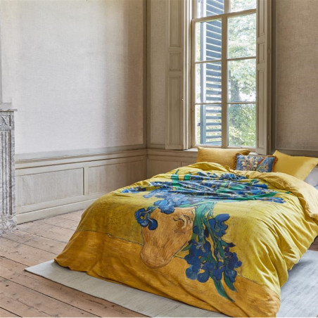 Irises Yellow Gultas veļas komplekts
