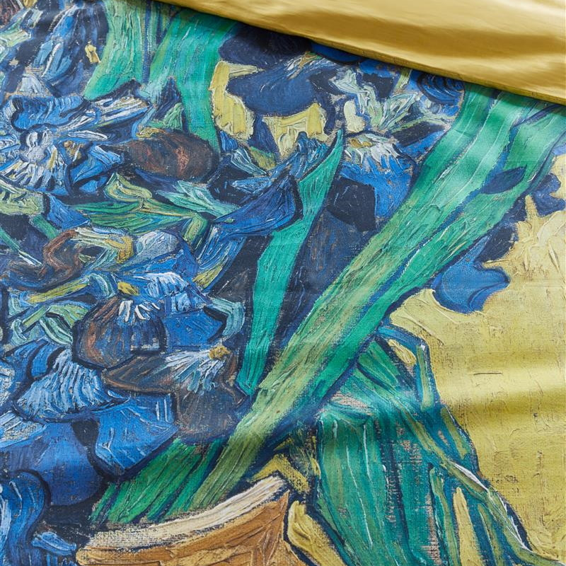 Irises Yellow Gultas veļas komplekts