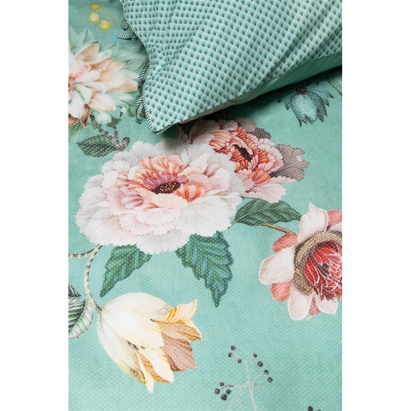 Tokyo Bouquet Green PIP STUDIO  Gultas veļas komplekts
