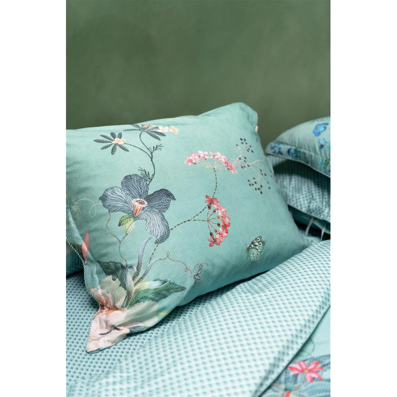 Tokyo Bouquet Green PIP STUDIO  Gultas veļas komplekts