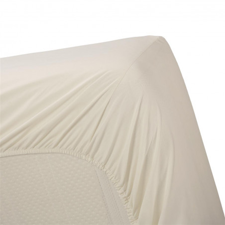 Palags ar gumiju Percale HL Offwhite cena