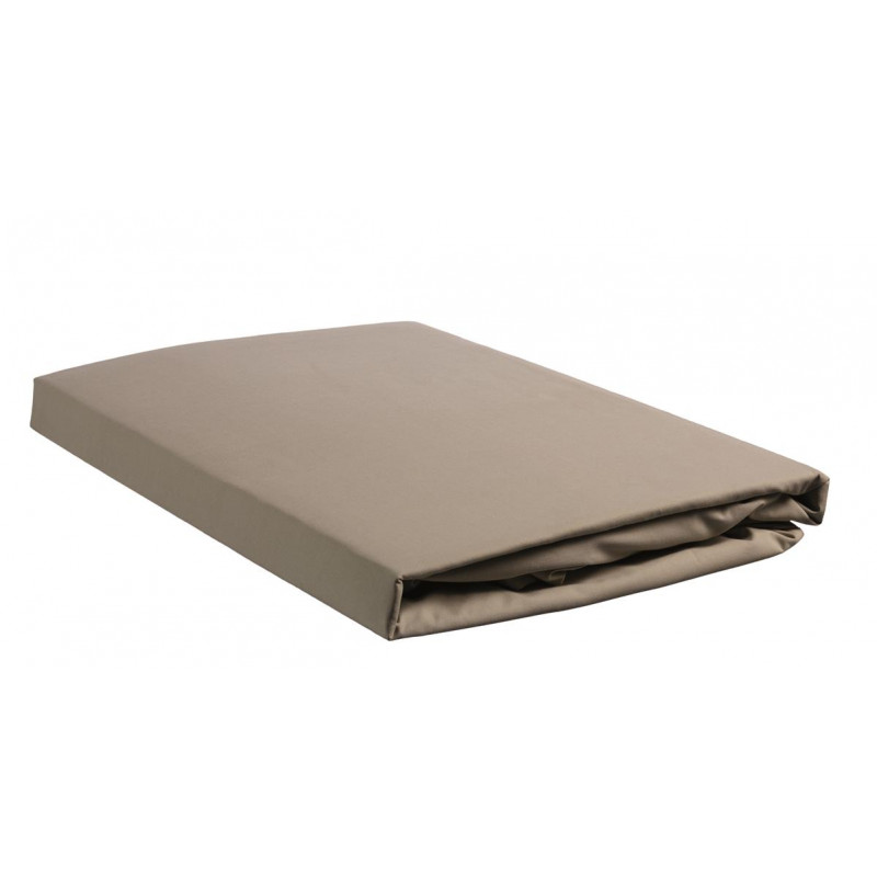 Palags ar gumiju Percale HL Taupe