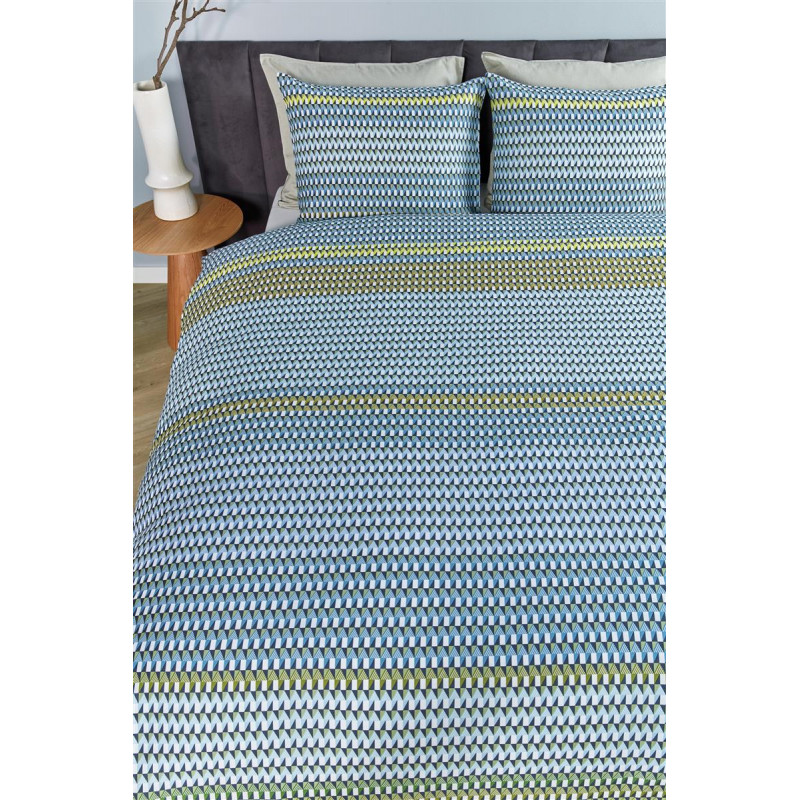 KARDOL Rhythm Blue Green Gultas veļas komplekts