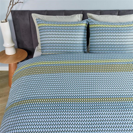 KARDOL Rhythm Blue Green Gultas veļas komplekts