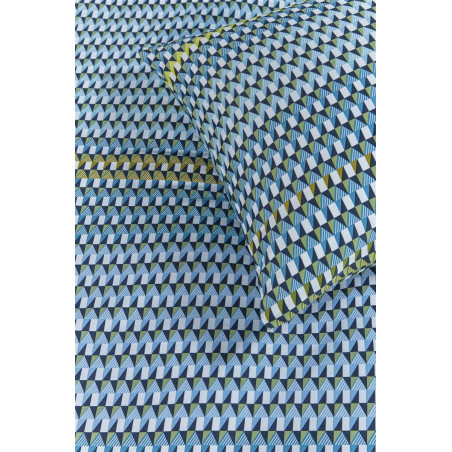 KARDOL Rhythm Blue Green Gultas spilvenu pārvalki