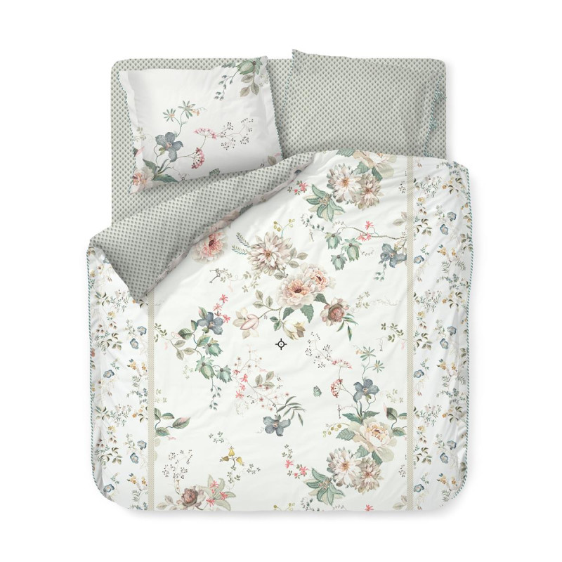 Tokyo Bouquet White PIP STUDIO Gultas veļas komplekts