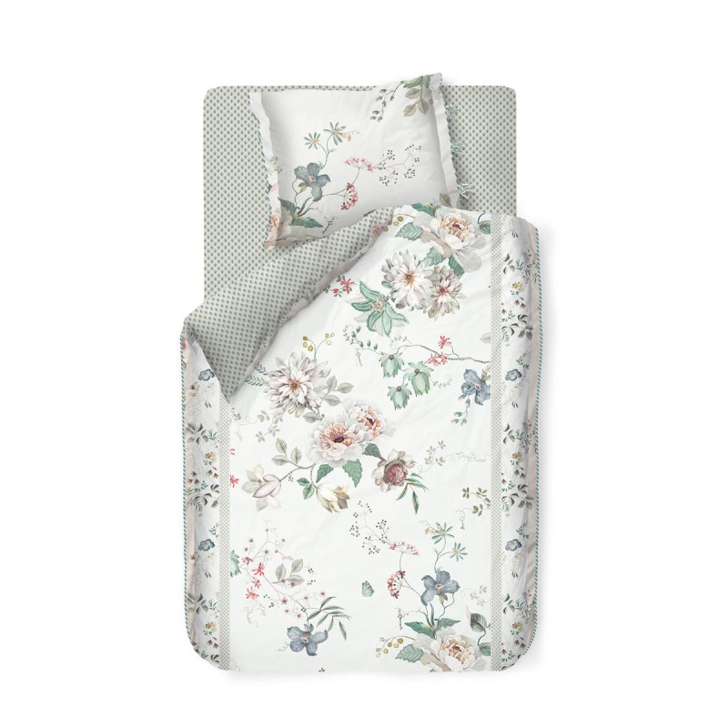 Tokyo Bouquet White PIP STUDIO Gultas veļas komplekts