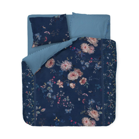 Spilvenu pārvalki Tokyo Bouquet Dark Blue