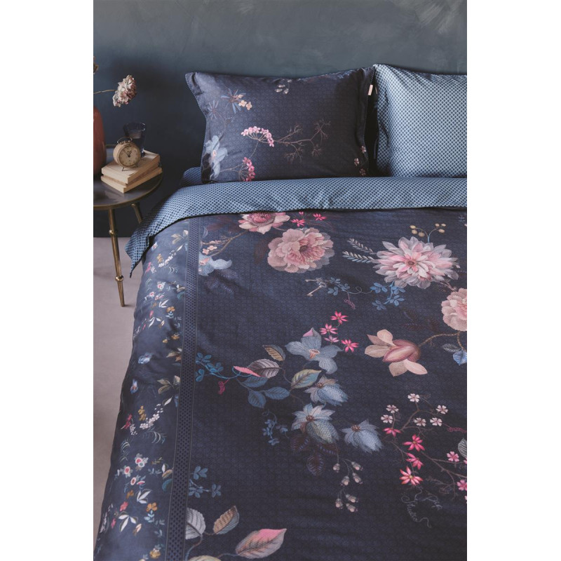 Spilvenu pārvalki Tokyo Bouquet Dark Blue