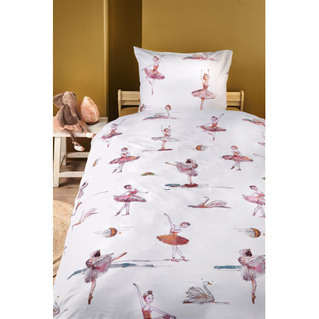 Bērnu gultas veļas komplekts Swanlake Pink internetā