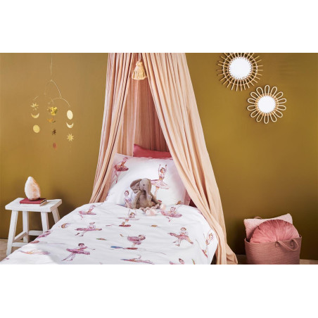 Bērnu gultas veļas komplekts Swanlake Pink