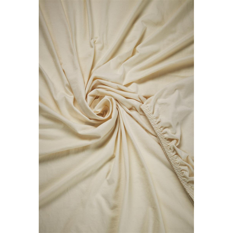 Jersey HL Natural aprīkota palags