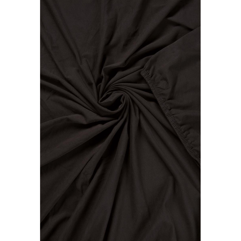 Jersey HL Black aprīkota palags