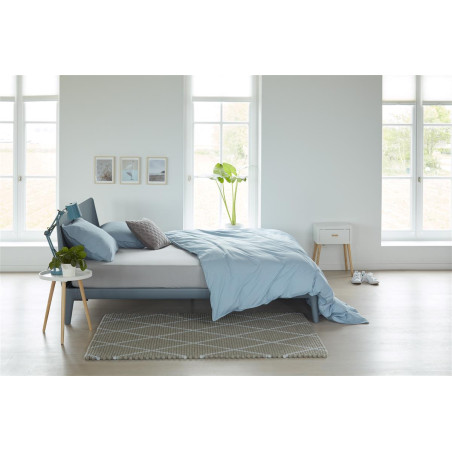 Jersey HL Light Grey aprīkota palags internetā