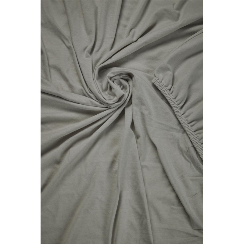 Jersey HL Light Grey aprīkota palags