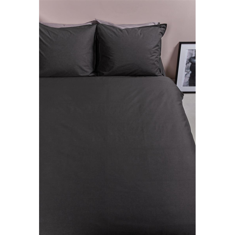Spilvendrāna Cotton Uni Anthracite