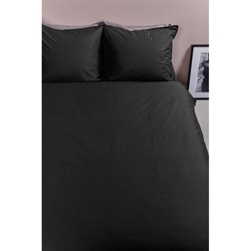 Gultasveļas komplekts Cotton Uni Black