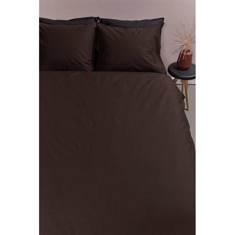 Gultasveļas komplekts Cotton Uni Brown