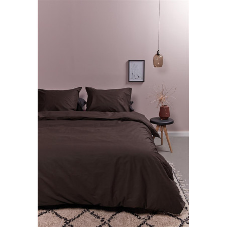 Gultasveļas komplekts Cotton Uni Brown