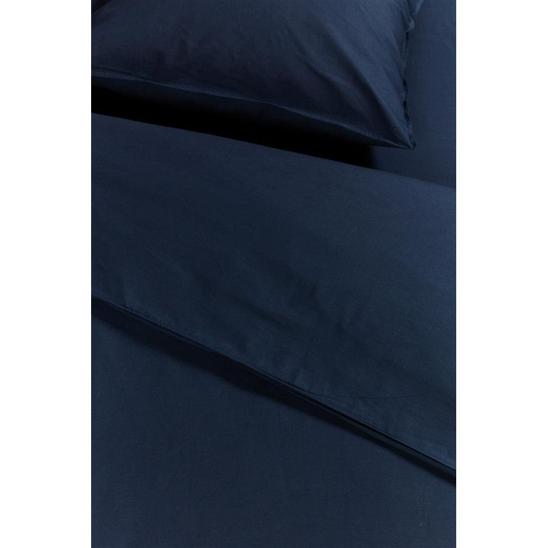 Spilvendrāna Cotton Uni Dark Blue