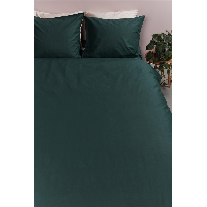 Spilvendrāna Cotton Uni Dark Green