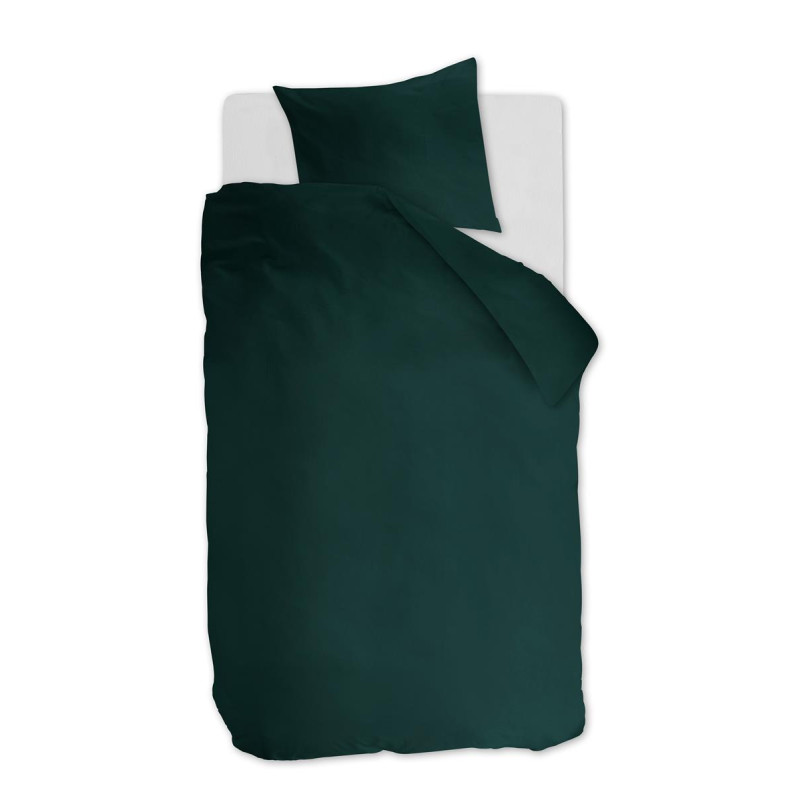Gultasveļas komplekts Cotton Uni Dark Green