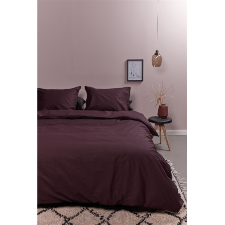 Spilvendrāna Cotton Uni Dark Red internetā