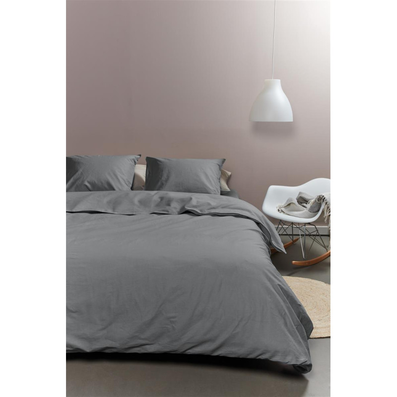 Gultasveļas komplekts Cotton Uni Grey