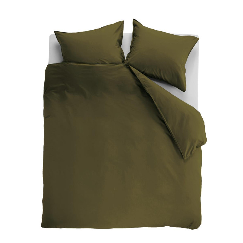 Gultasveļas komplekts Cotton Uni Olive Green