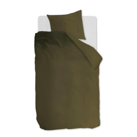 Gultasveļas komplekts Cotton Uni Olive Green internetā