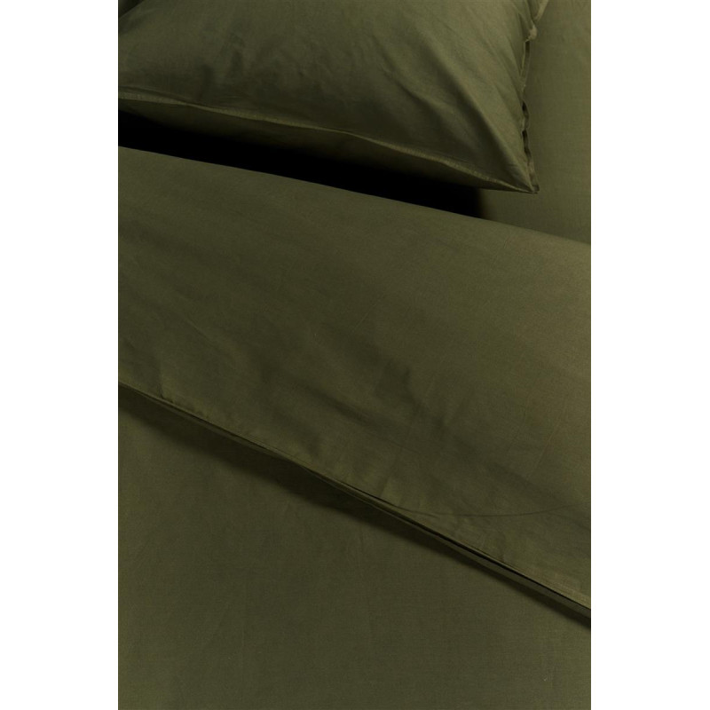 Gultasveļas komplekts Cotton Uni Olive Green