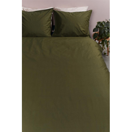 Gultasveļas komplekts Cotton Uni Olive Green