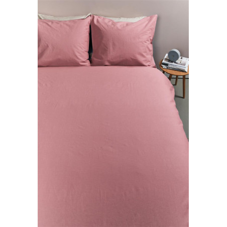 Gultasveļas komplekts Cotton Uni Pink 3