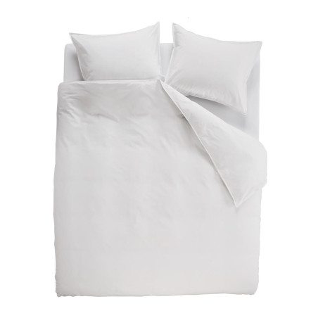 Spilvena pārvalks Cotton Uni White