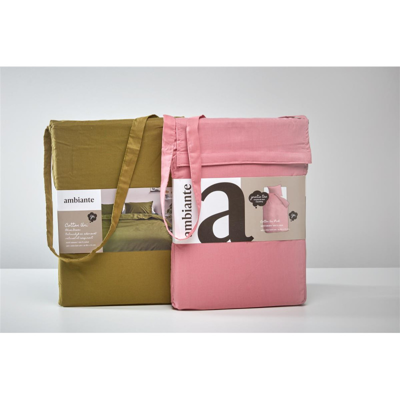 Gultasveļas komplekts Cotton Uni Taupe