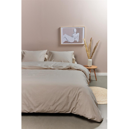 Gultasveļas komplekts Cotton Uni Taupe