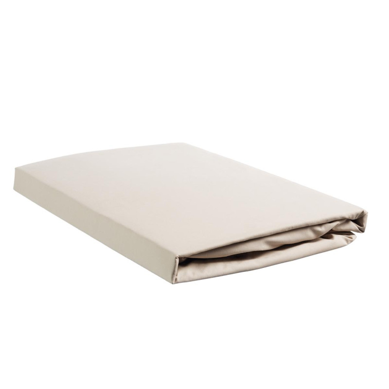 Cotton Uni HL Sand aprīkota palags