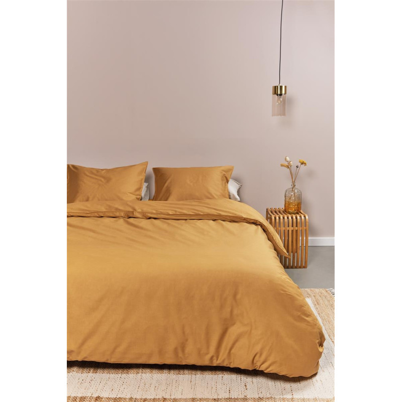 Gultasveļas komplekts Cotton Uni Ochre