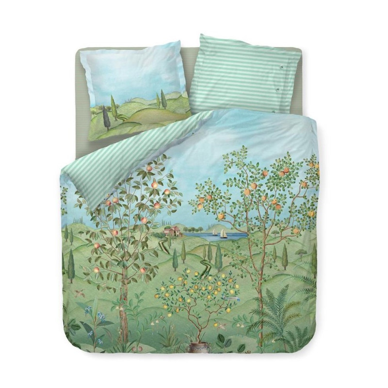 Pip Studio La Campagna Green Gultas veļas komplekts