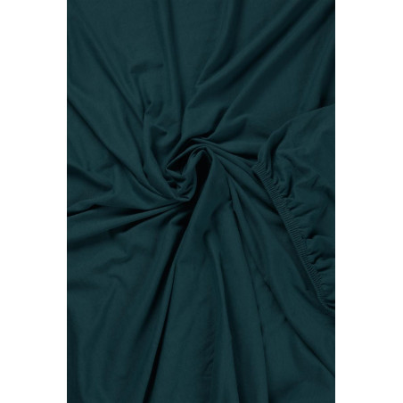 Jersey HL Sea Green aprīkota palags