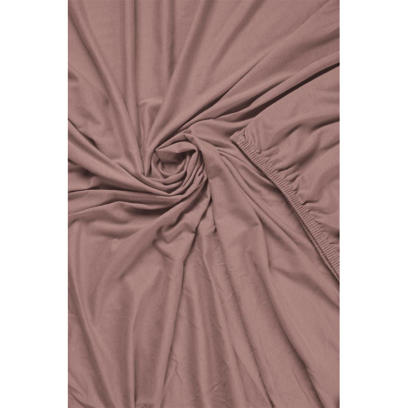 Jersey HL Pink aprīkota palags