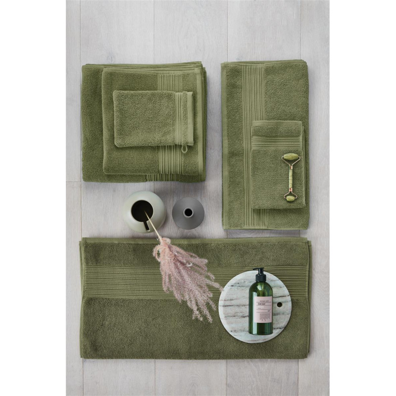 Dvielis SHEER OLIVE GREEN