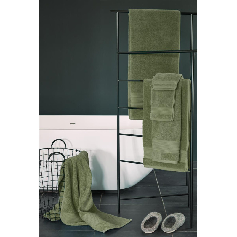 Dvielis SHEER OLIVE GREEN