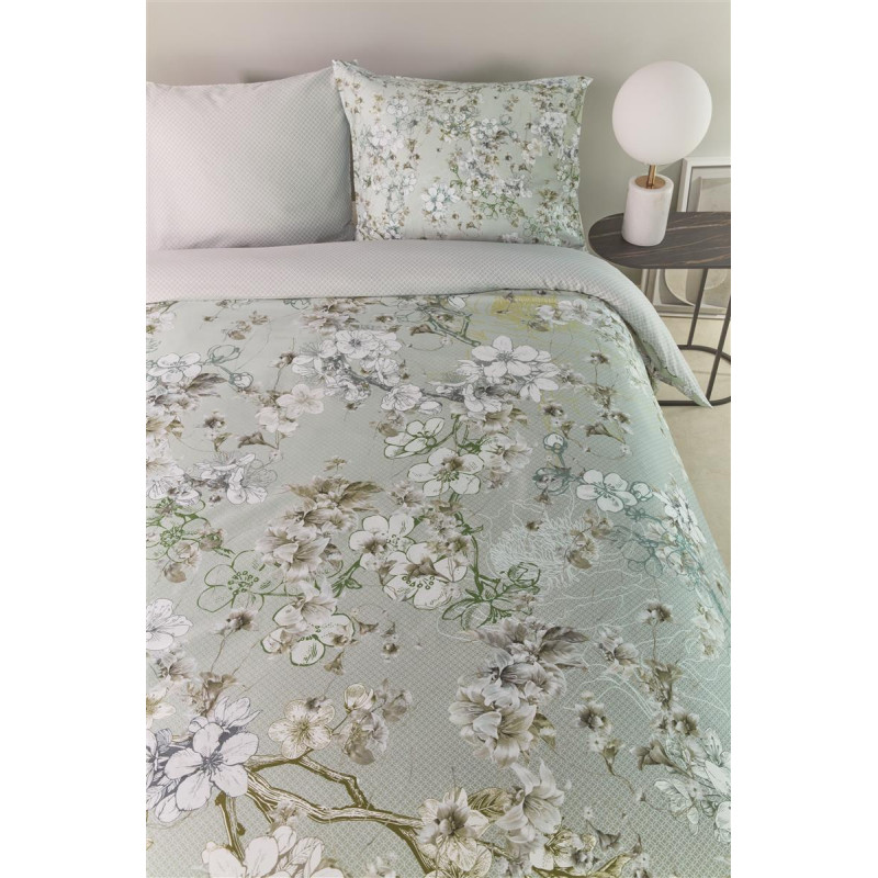 Gultasveļas komplekts Fleurelle Grey Green