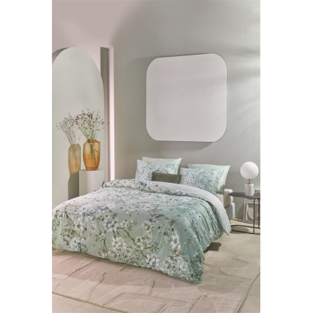 Gultasveļas komplekts Fleurelle Grey Green