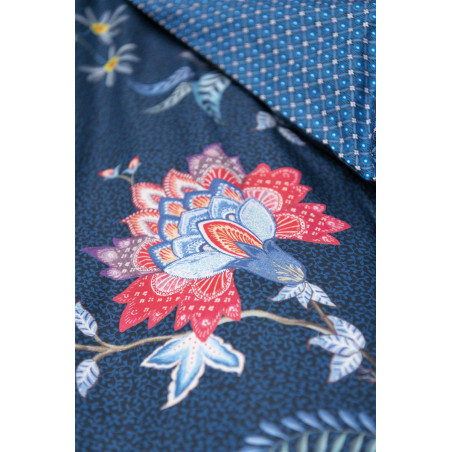 Spilvenu pārvalki Flower Festival Dark Blue cena