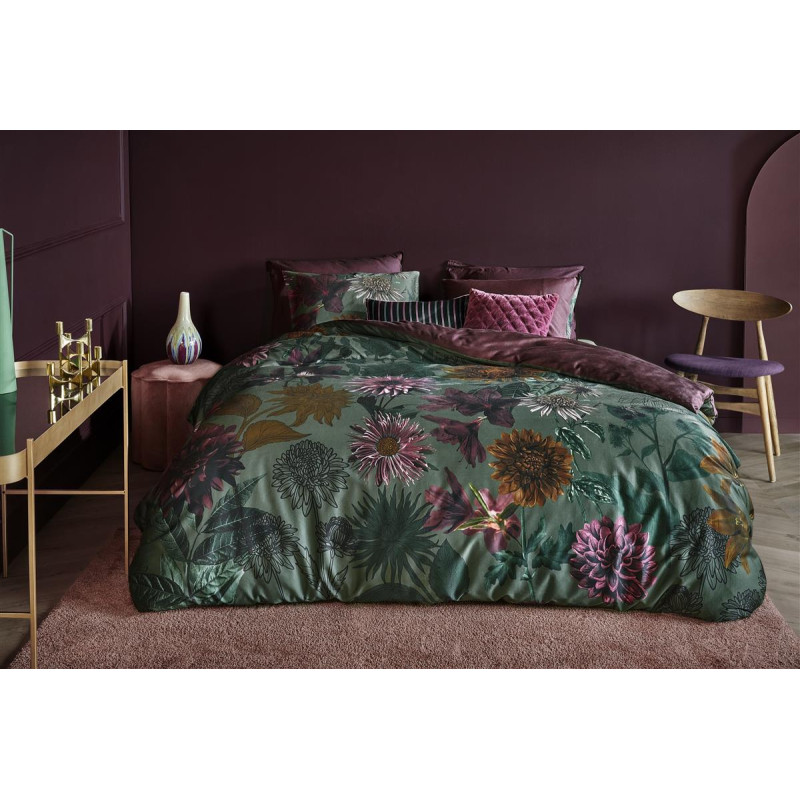 Spilvena pārvalks Dahlias Multi