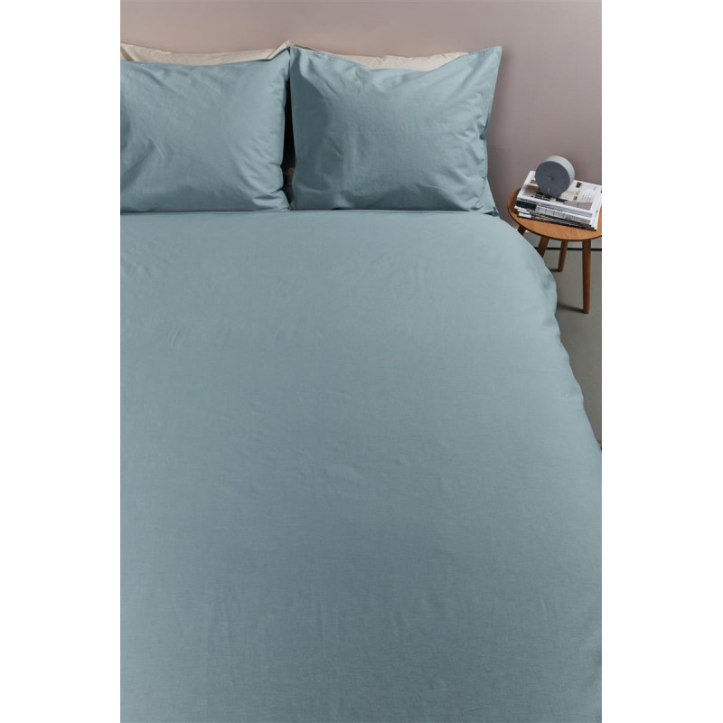 Gultas veļas komplekts Cotton Uni Blue