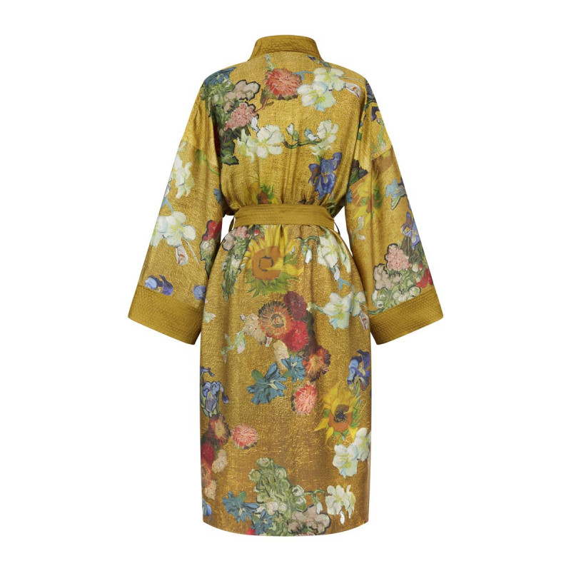 Kimono Partout des Fleurs Gold